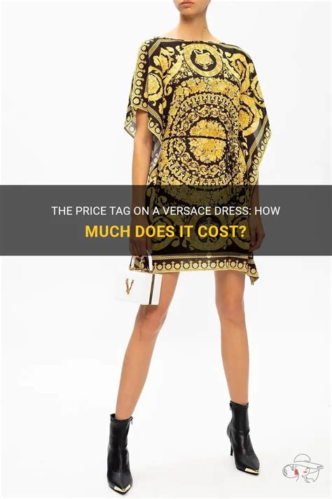 versace print dress long|how much does Versace cost.